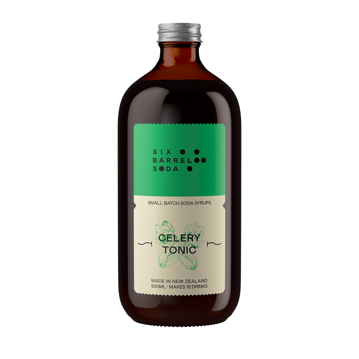 Six Barrel Soda Syrup - Celery Tonic - Front
