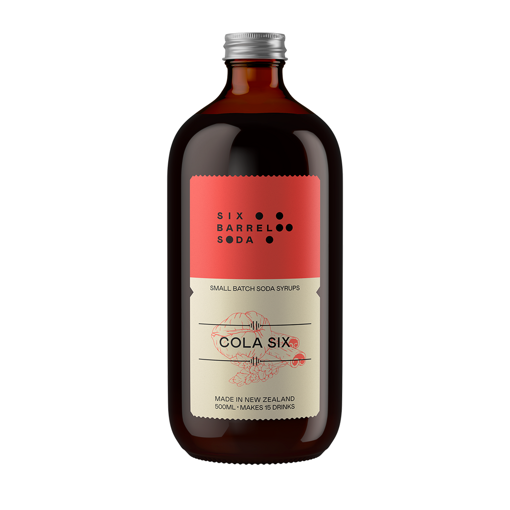 Six Barrel Soda Syrup - Cola Six - Front