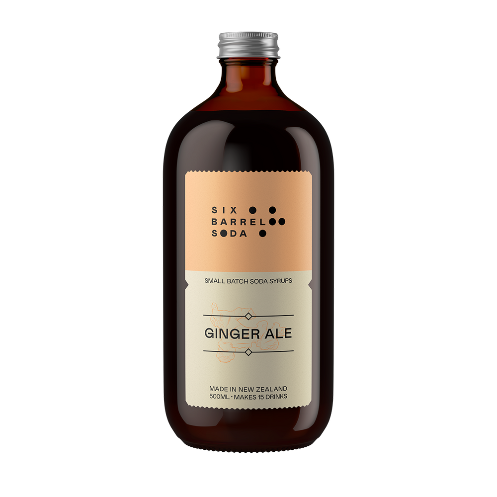 Six Barrel Soda Syrup - Ginger Ale - Front